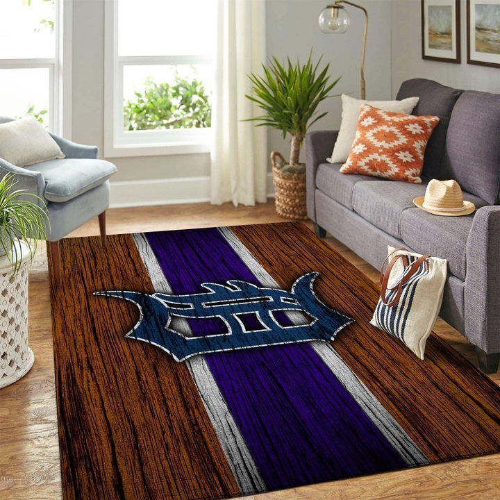 Amazon Detroit Tigers Living Room Area Rug