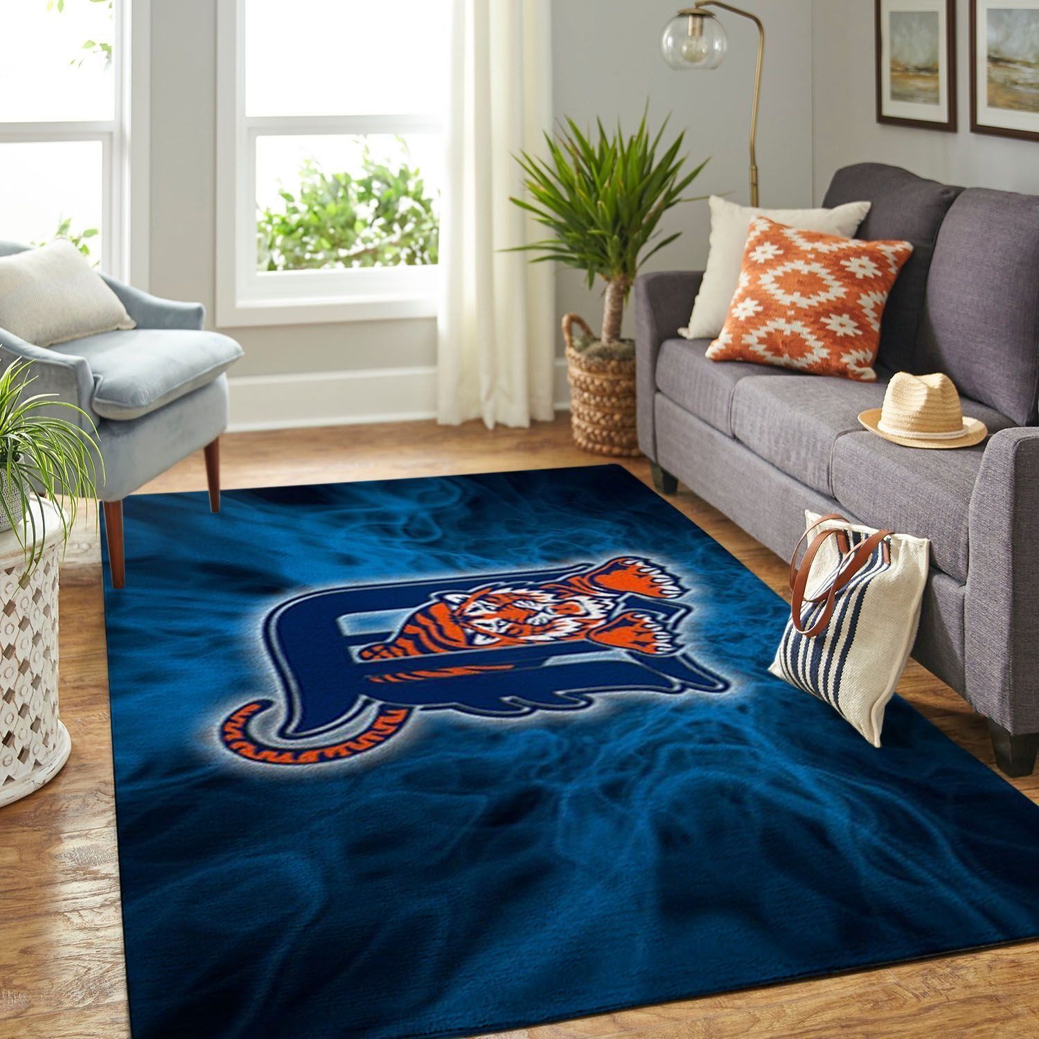 Amazon Detroit Tigers Living Room Area Rug