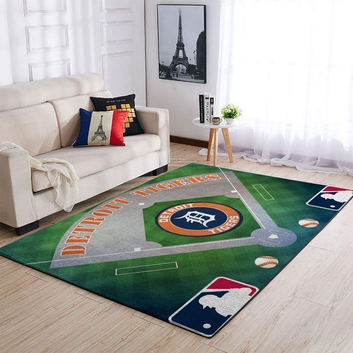 Amazon Detroit Tigers Living Room Area Rug
