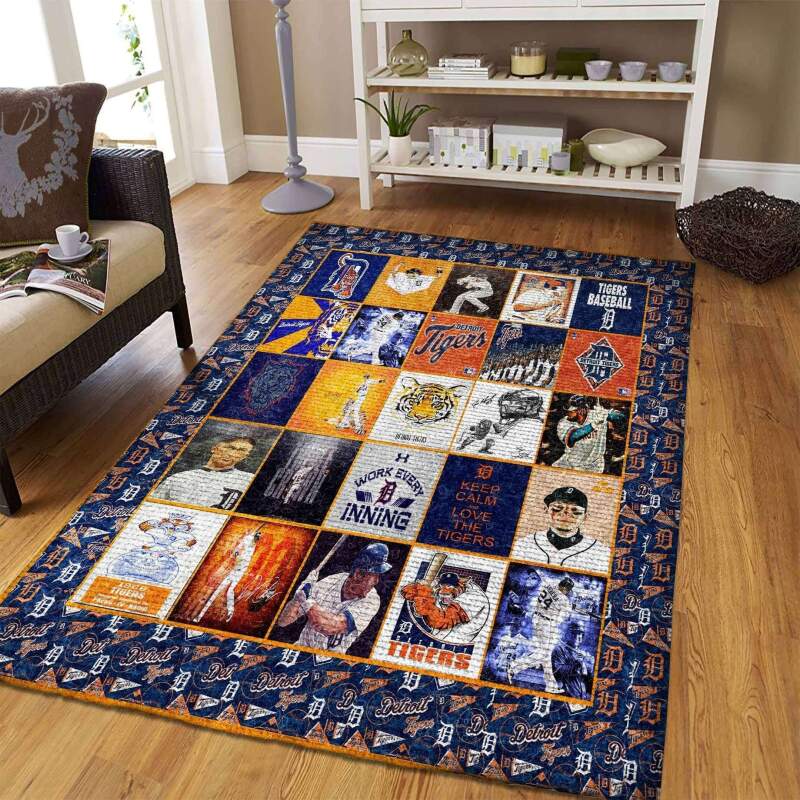 Amazon Detroit Tigers Living Room Area Rug