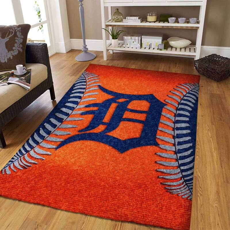 Amazon Detroit Tigers Living Room Area Rug