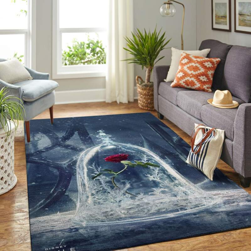Amazon Disney Beauty And The Beast Living Room Area Rug