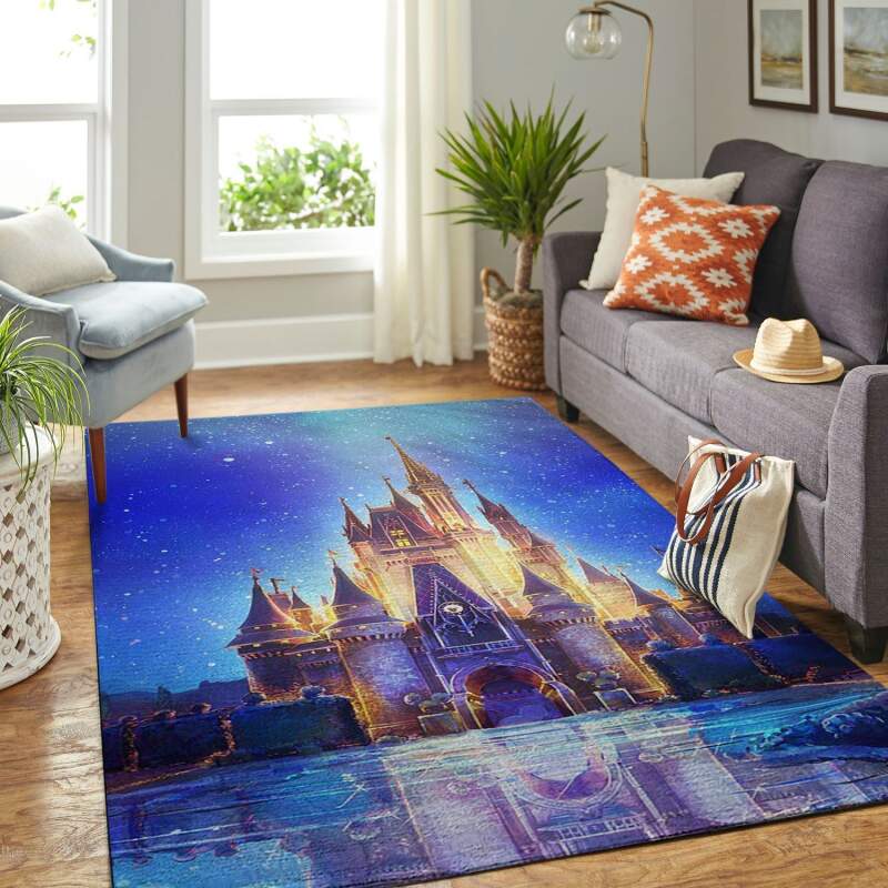 Amazon Disney Castle Living Room Area Rug