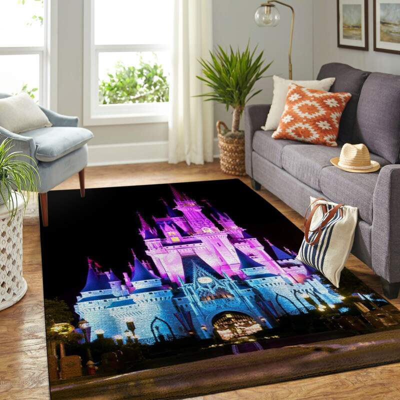 Amazon Disney Castle Living Room Area Rug