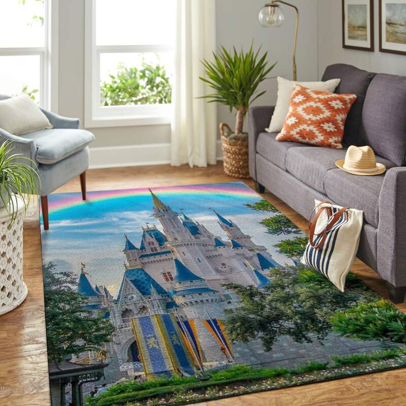 Amazon Disney Castle Living Room Area Rug