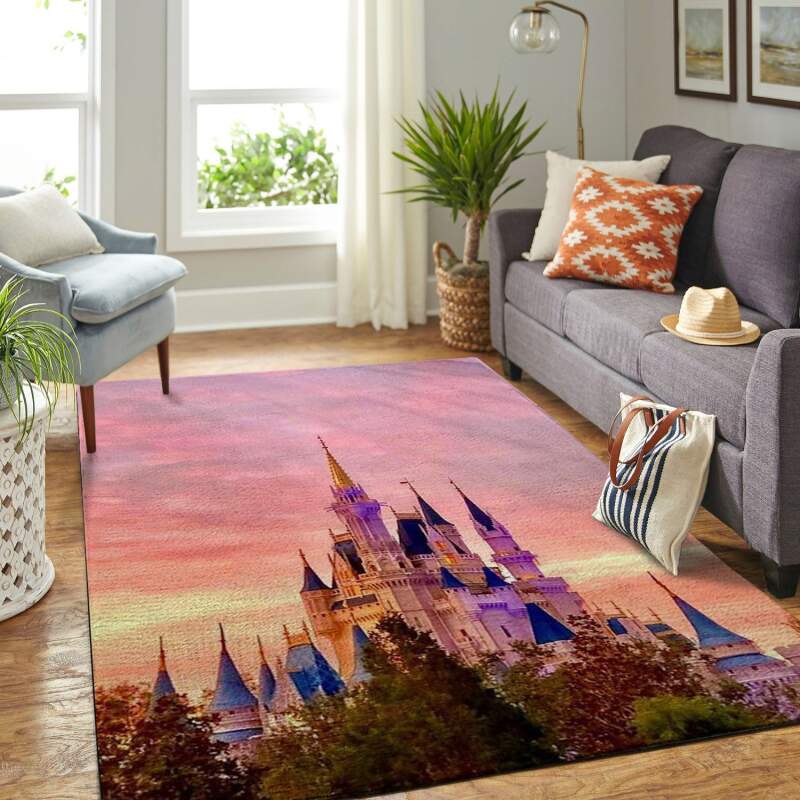 Amazon Disney Castle Living Room Area Rug