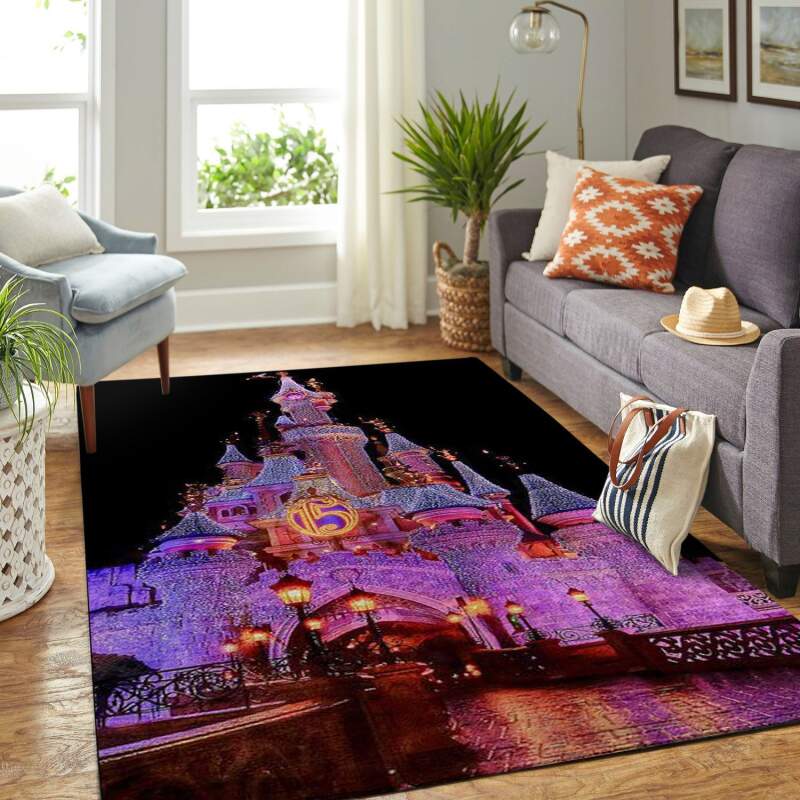 Amazon Disney Castle Living Room Area Rug