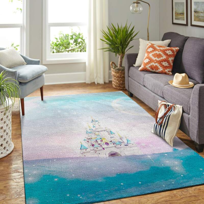 Amazon Disney Castle Living Room Area Rug
