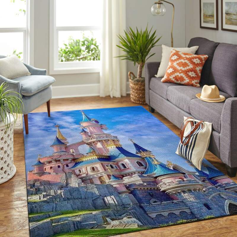 Amazon Disney Castle Living Room Area Rug