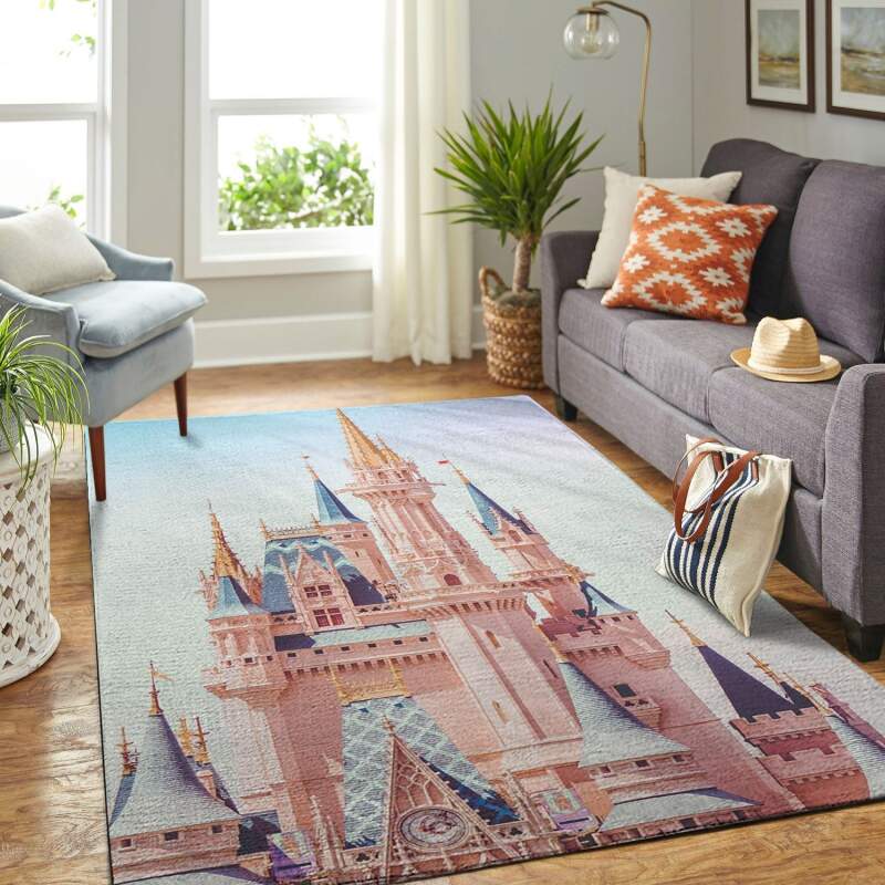 Amazon Disney Castle Living Room Area Rug