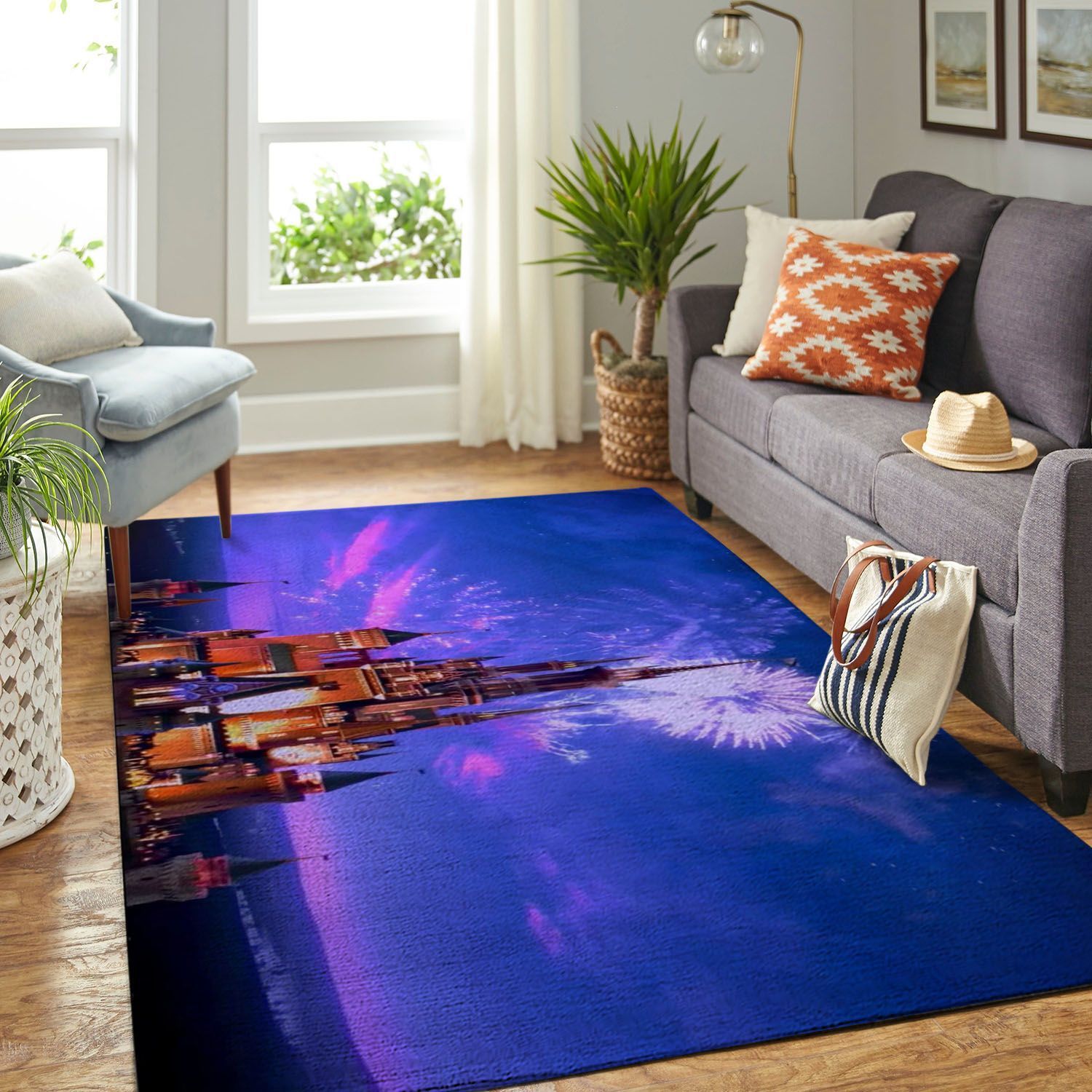 Amazon Disney Castle Living Room Area Rug