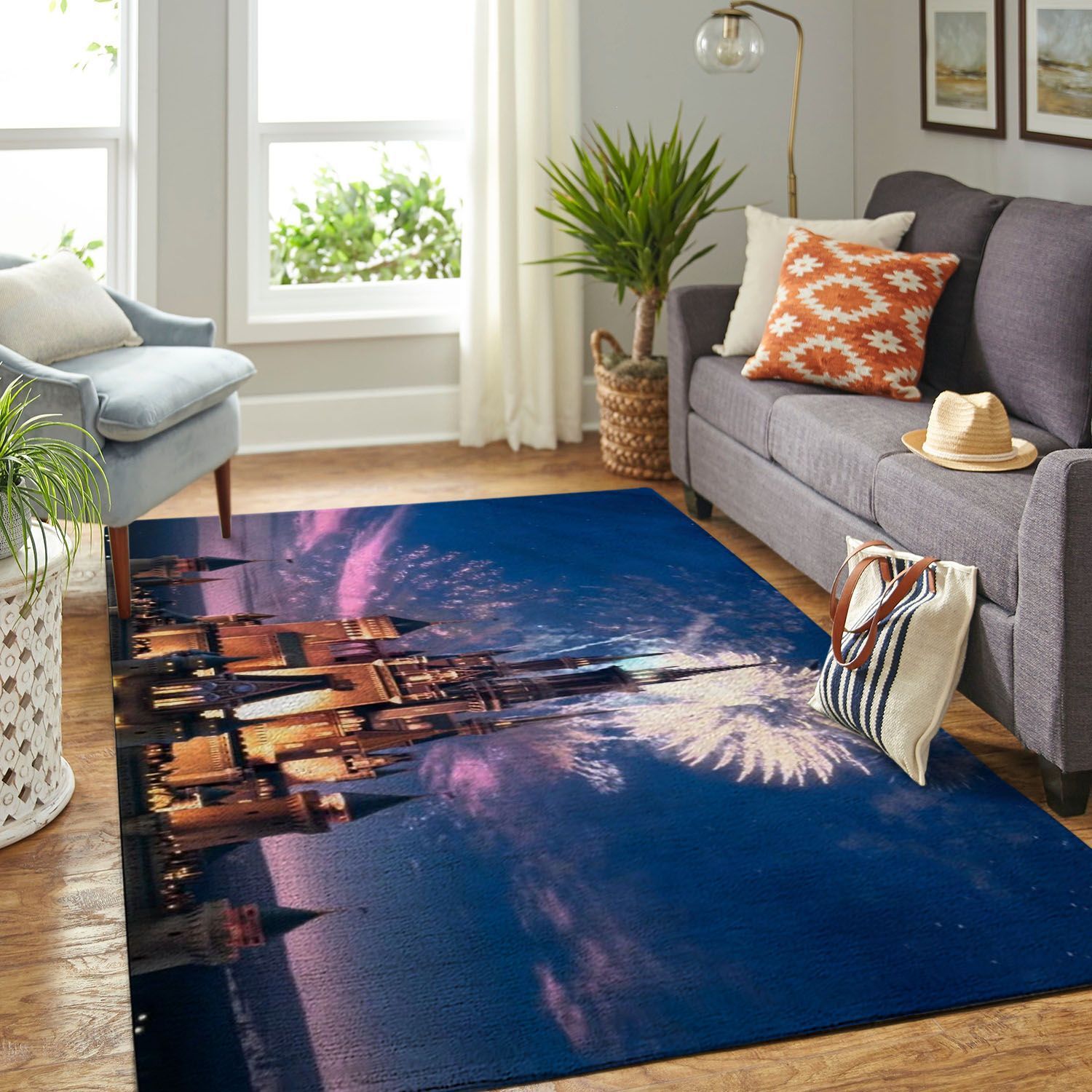 Amazon Disney Castle Living Room Area Rug