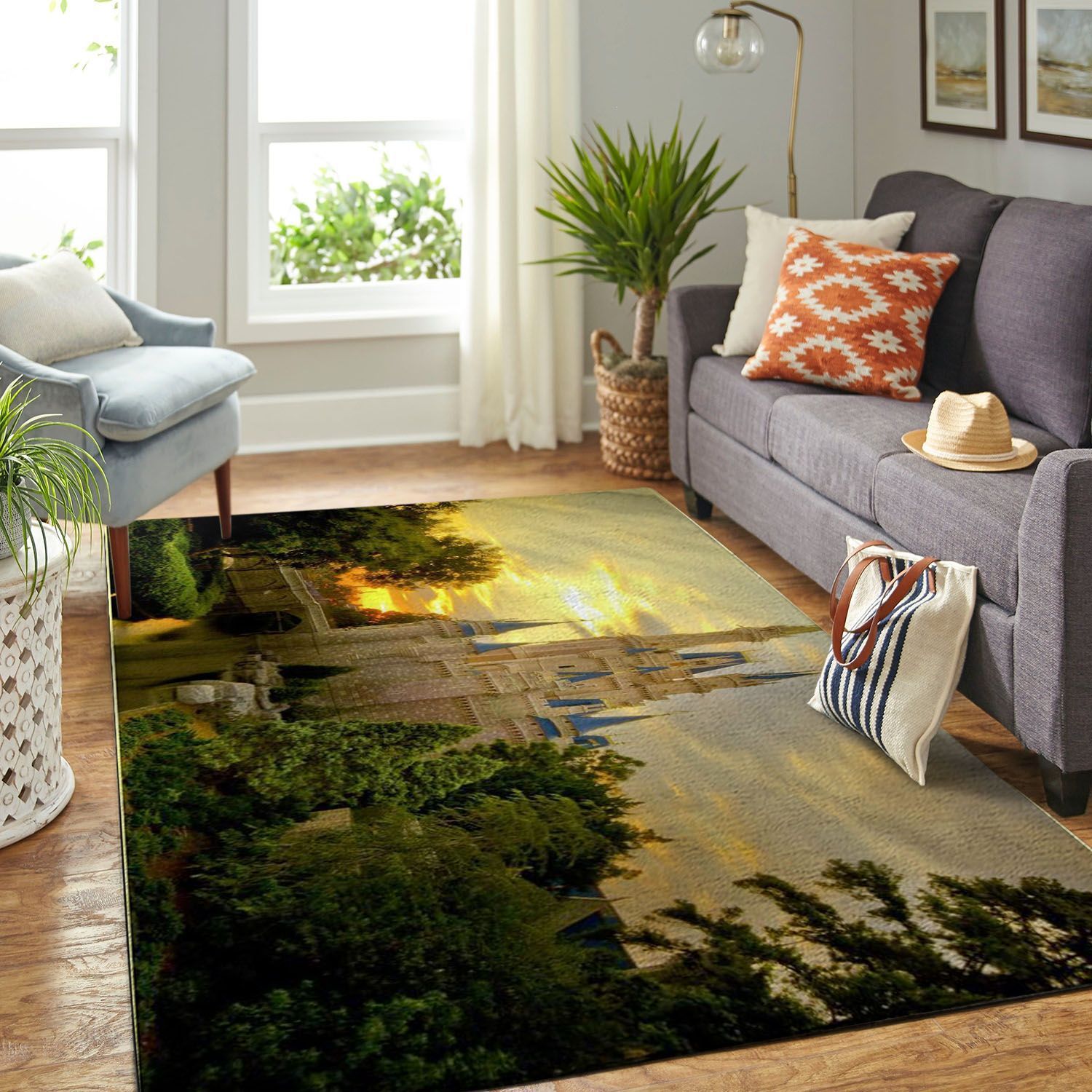 Amazon Disney Castle Living Room Area Rug