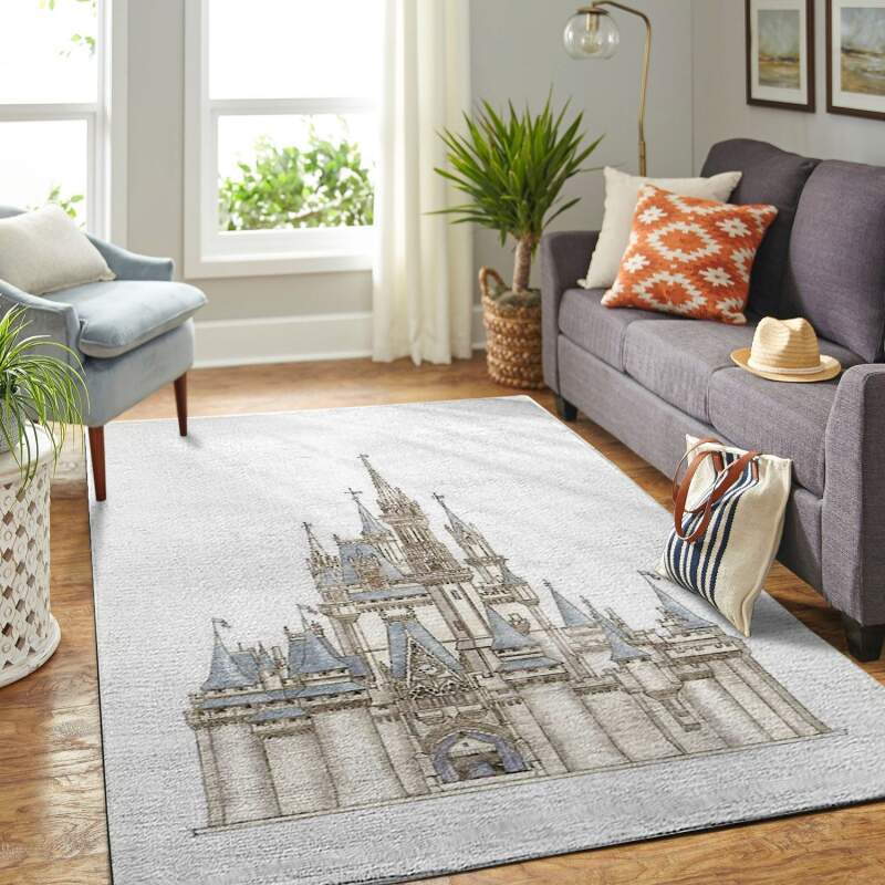 Amazon Disney Castle Living Room Area Rug