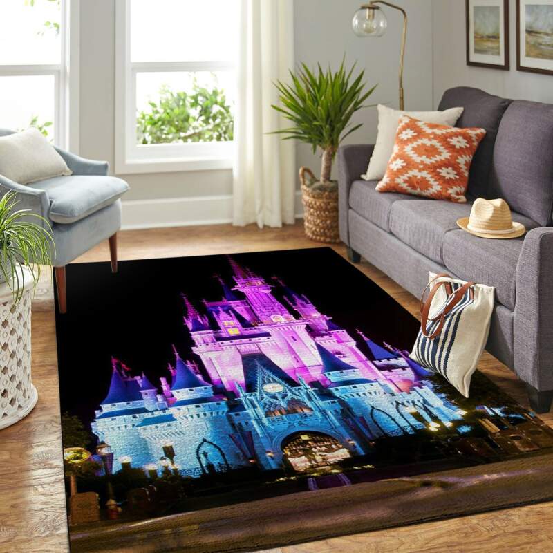 Amazon Disney Castle Living Room Area Rug