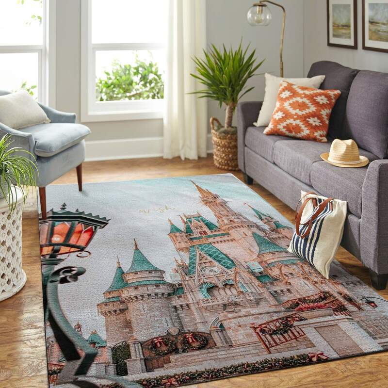 Amazon Disney Castle Living Room Area Rug