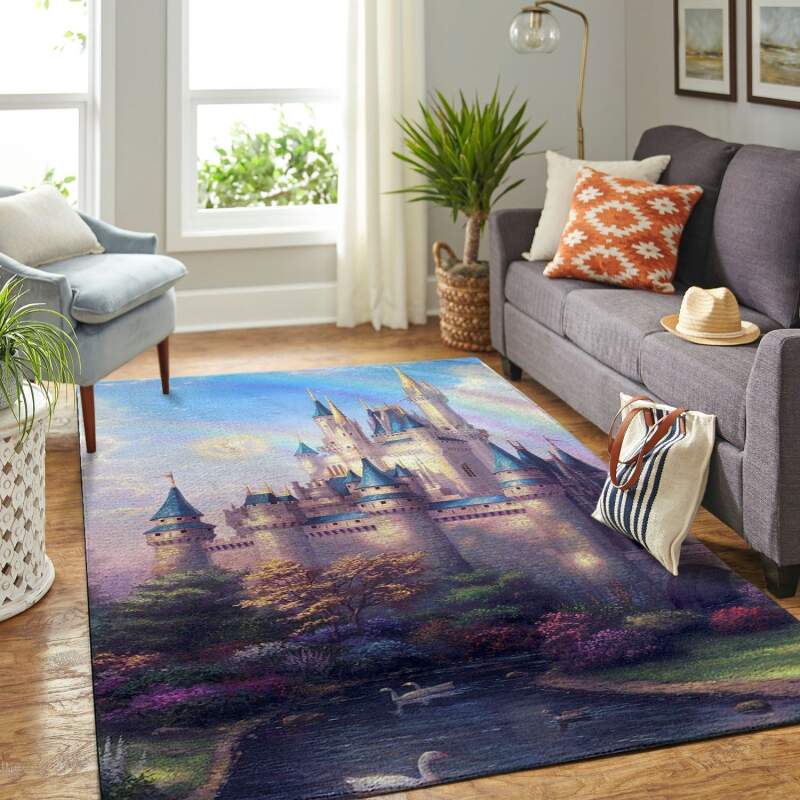Amazon Disney Castle Living Room Area Rug
