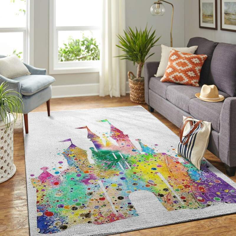 Amazon Disney Castle Living Room Area Rug