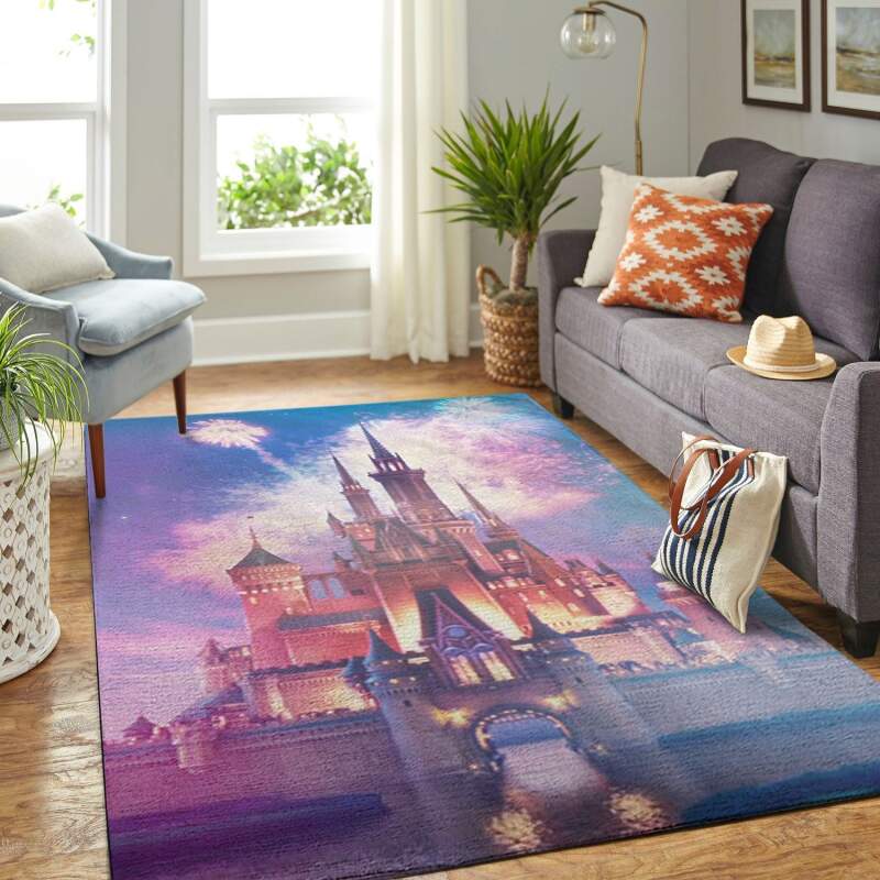 Amazon Disney Magic Castle Living Room Area Rug