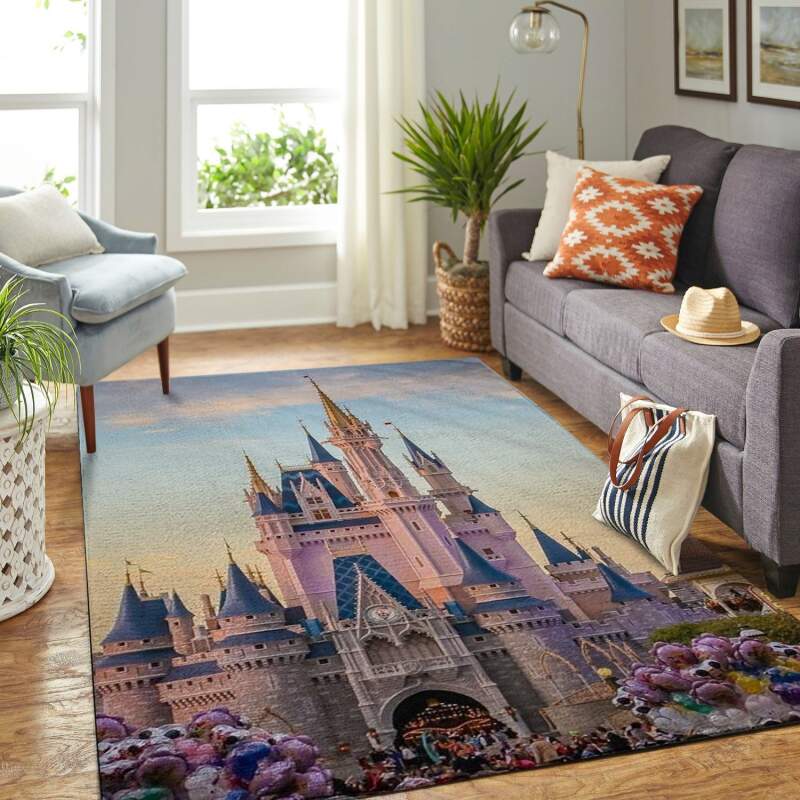 Amazon Disney Magic Castle Living Room Area Rug