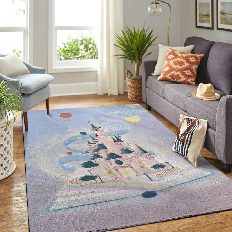 Amazon Disney Magic Castle Living Room Area Rug
