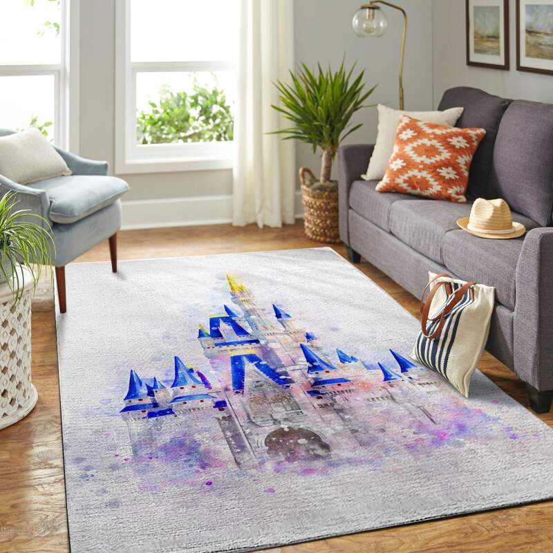 Amazon Disney Magic Castle Living Room Area Rug