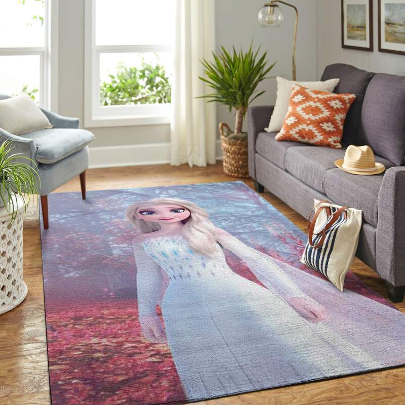 Amazon Elsa Frozen Living Room Area Rug