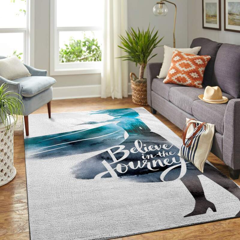 Amazon Elsa Frozen Living Room Area Rug