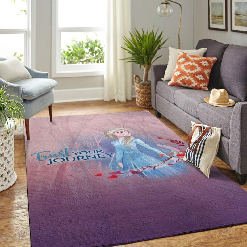 Amazon Elsa Frozen Living Room Area Rug