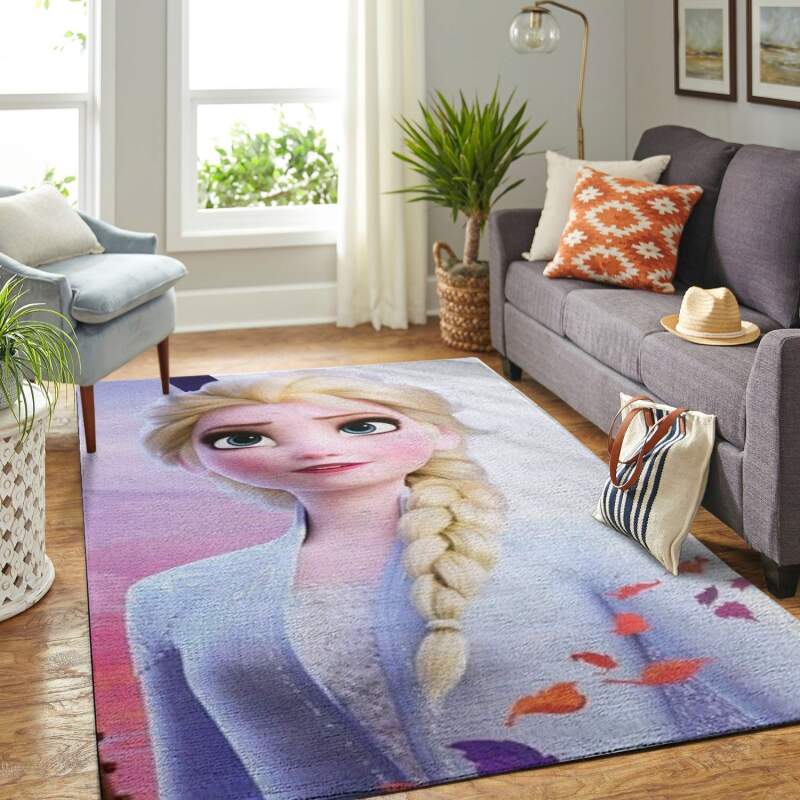 Amazon Elsa Frozen Living Room Area Rug