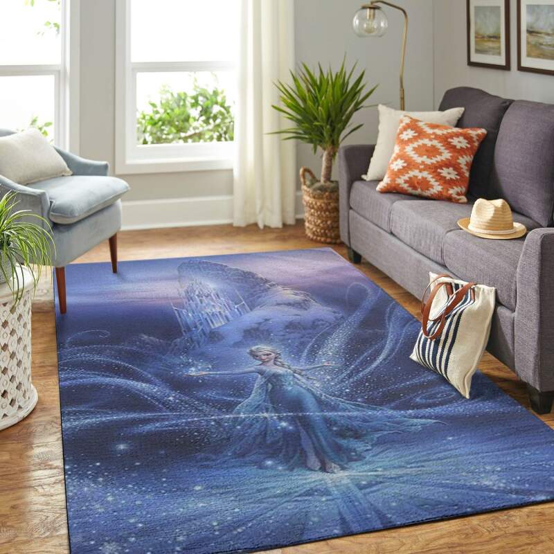 Amazon Elsa Frozen Queen Living Room Area Rug