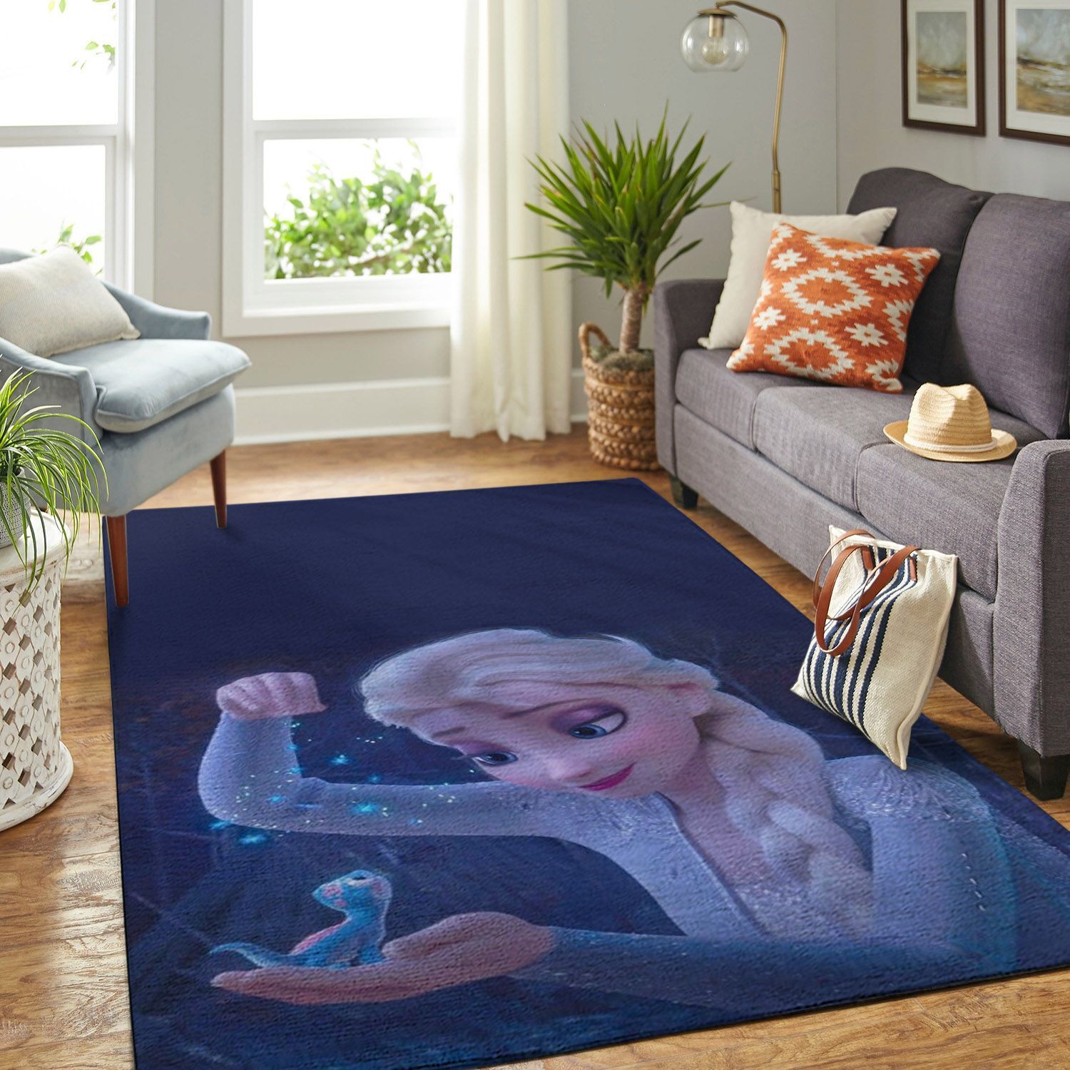 Amazon Elsa Frozen Queen Living Room Area Rug