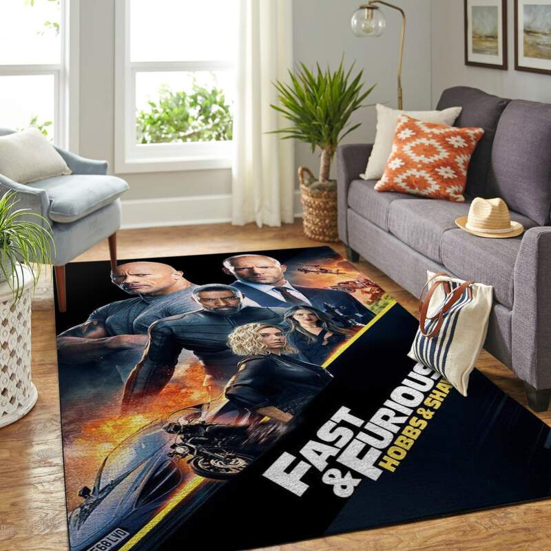 Amazon Fast & Furious: Hobbs And Shaw Living Room Area Rug