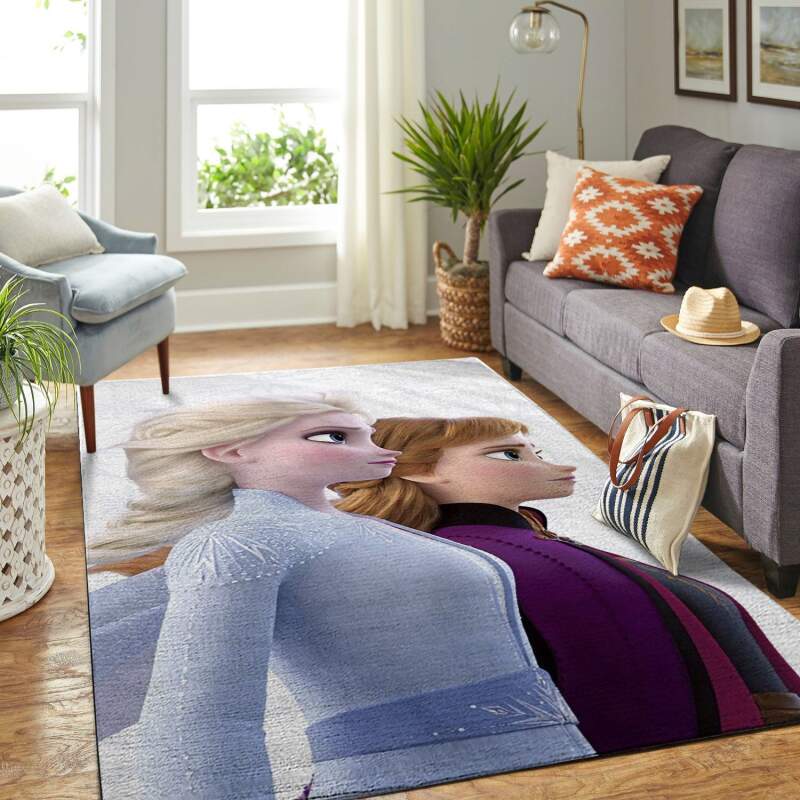 Amazon Frozen Elsa & Anna Living Room Area Rug