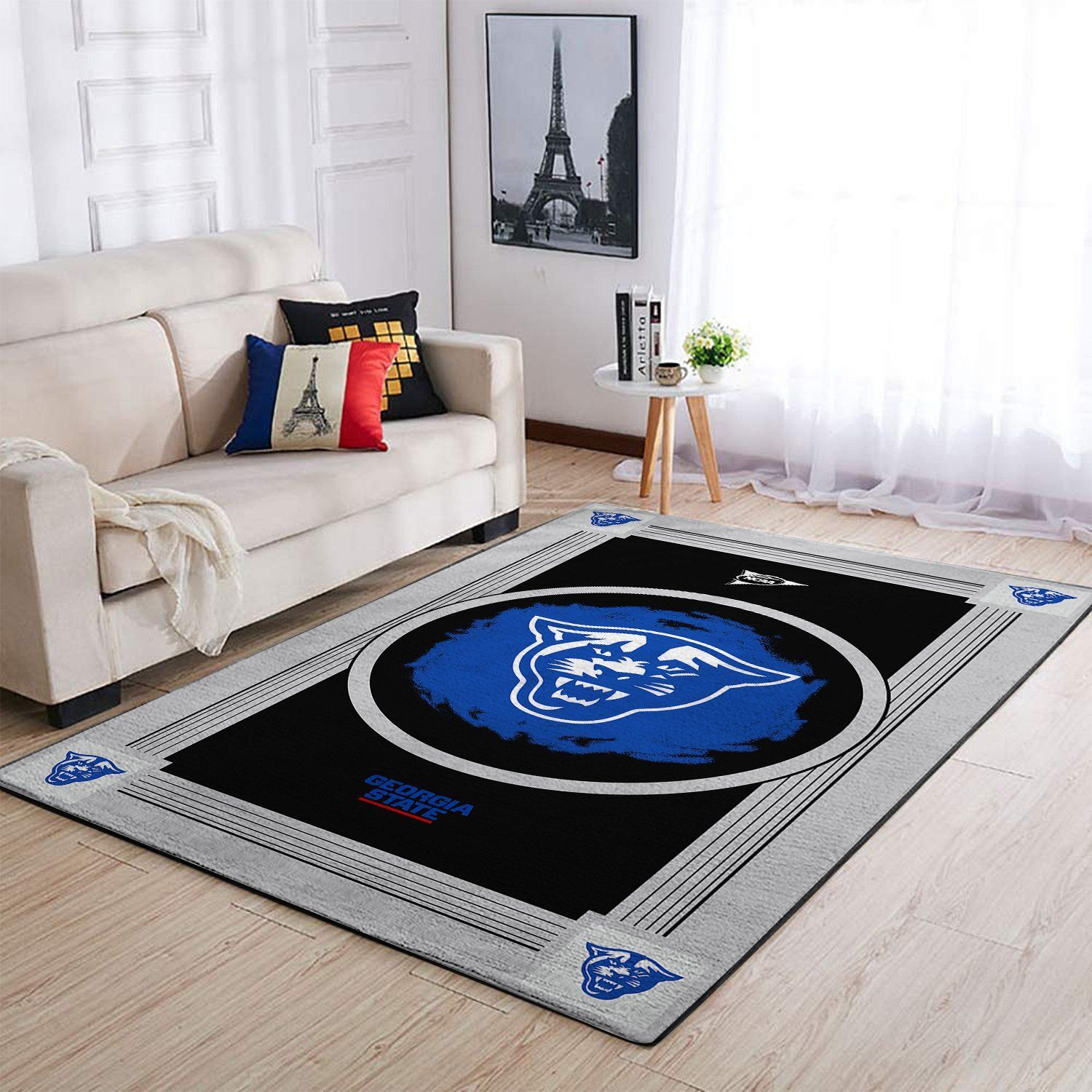 Amazon Georgia State Panthers Living Room Area Rug