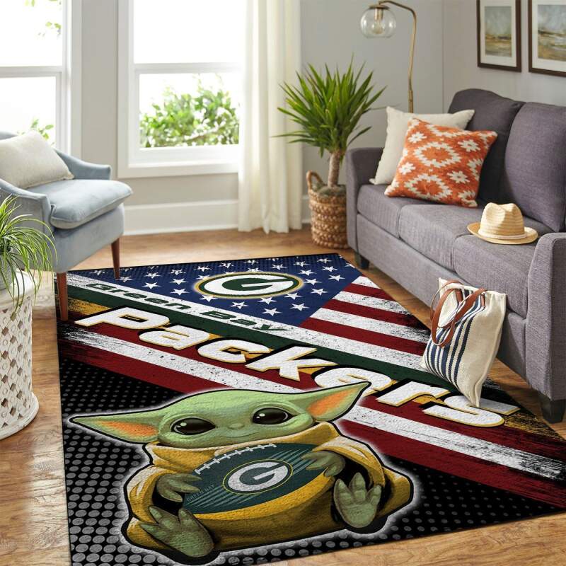 Amazon Green Bay Packers Living Room Area Rug