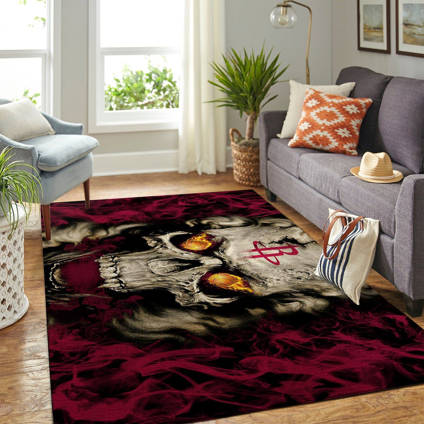 Amazon Houston Rockets Living Room Area Rug