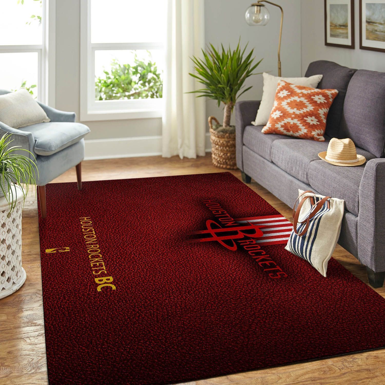 Amazon Houston Rockets Living Room Area Rug