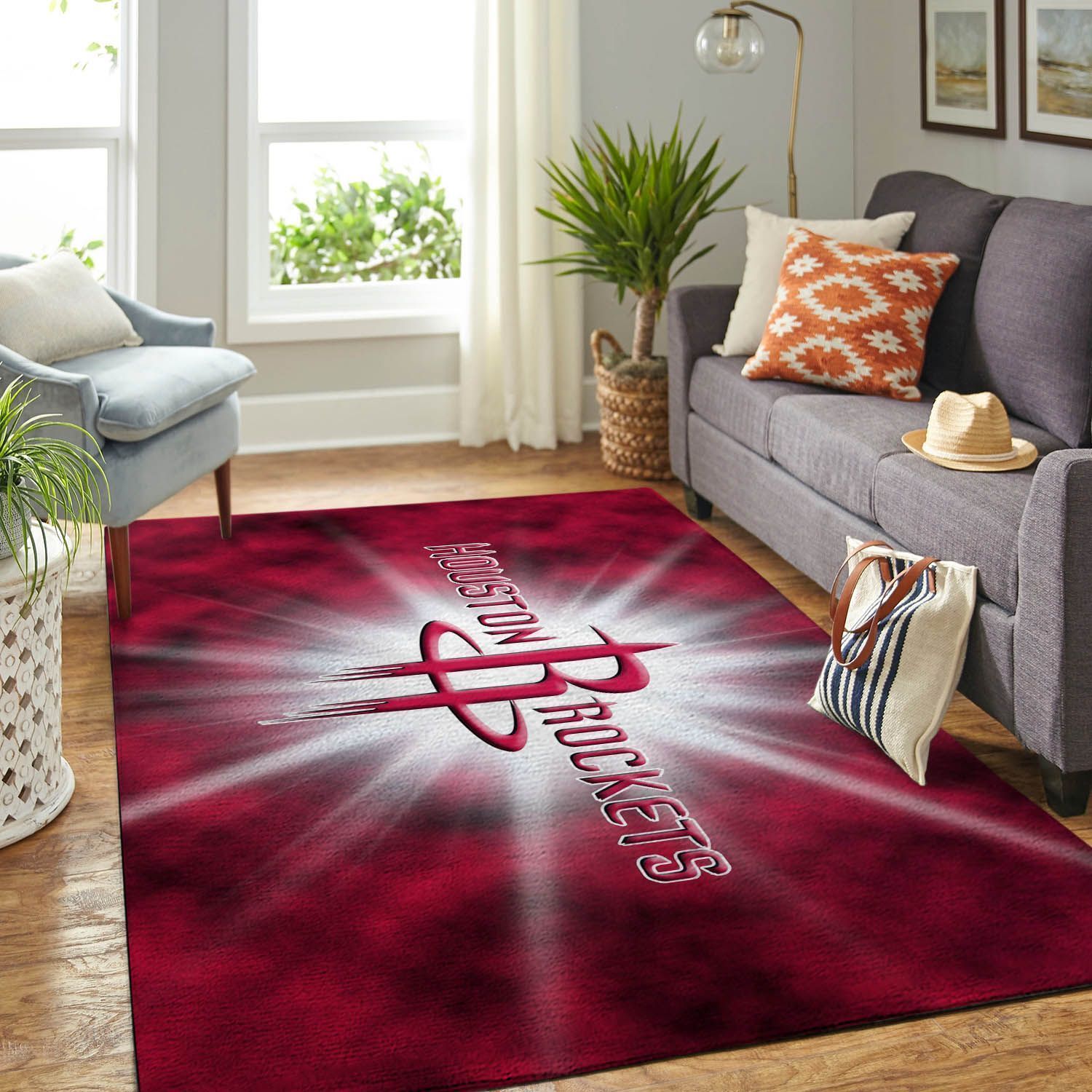 Amazon Houston Rockets Living Room Area Rug