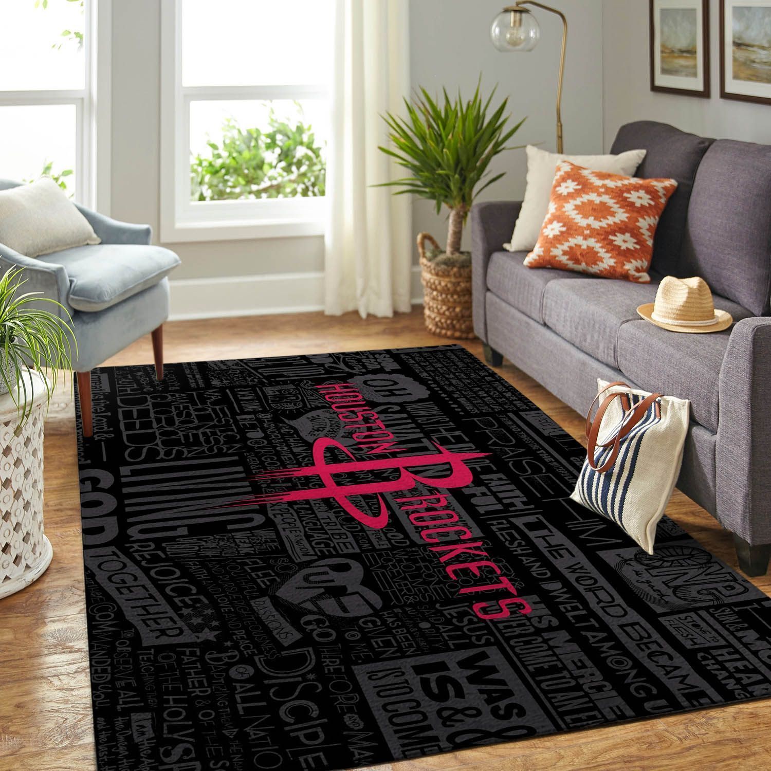 Amazon Houston Rockets Living Room Area Rug