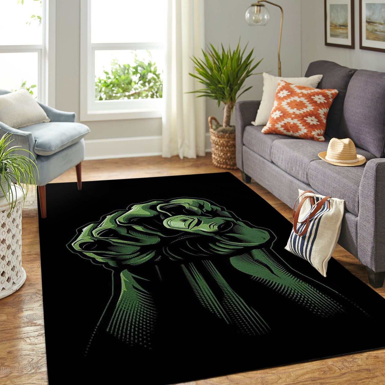 Amazon Hulk Living Room Area Rug
