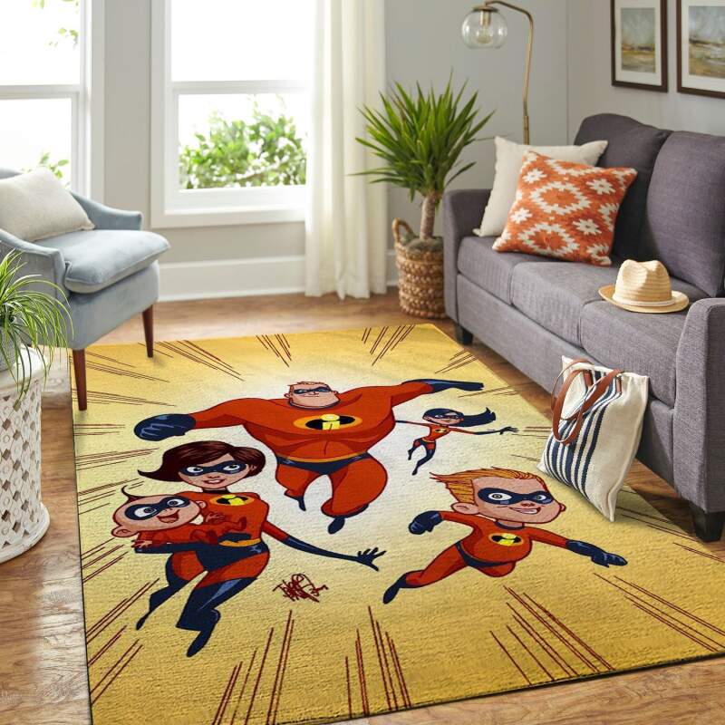 Amazon Incredibles Disney Movie Living Room Area Rug