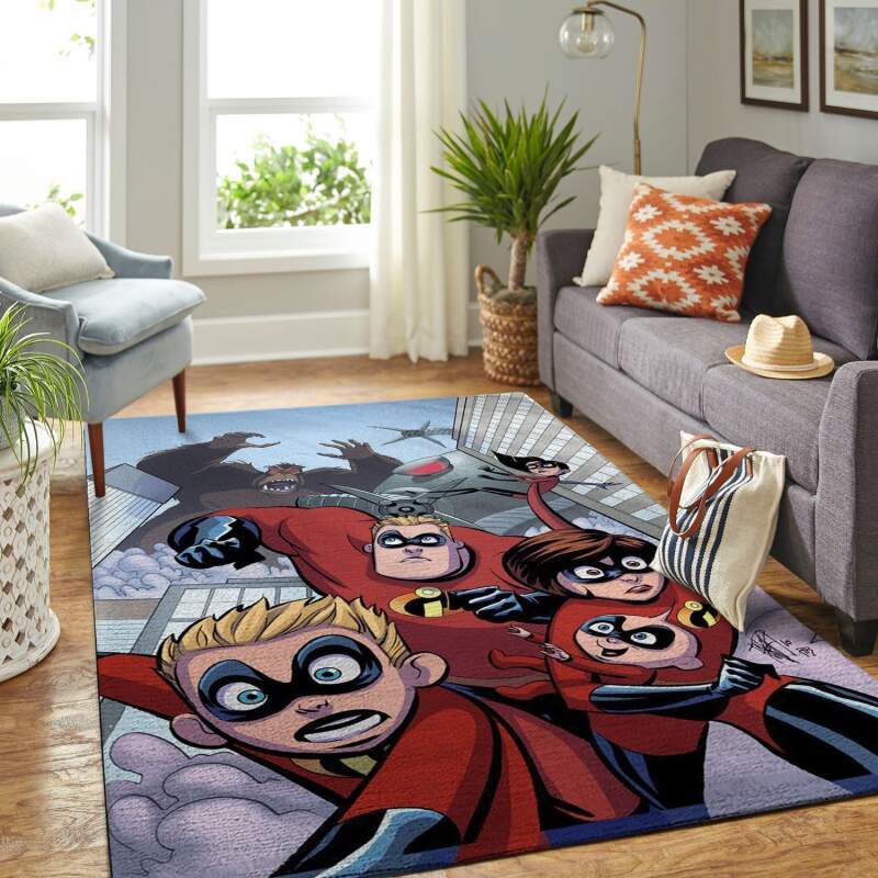 Amazon Incredibles Disney Movie Living Room Area Rug