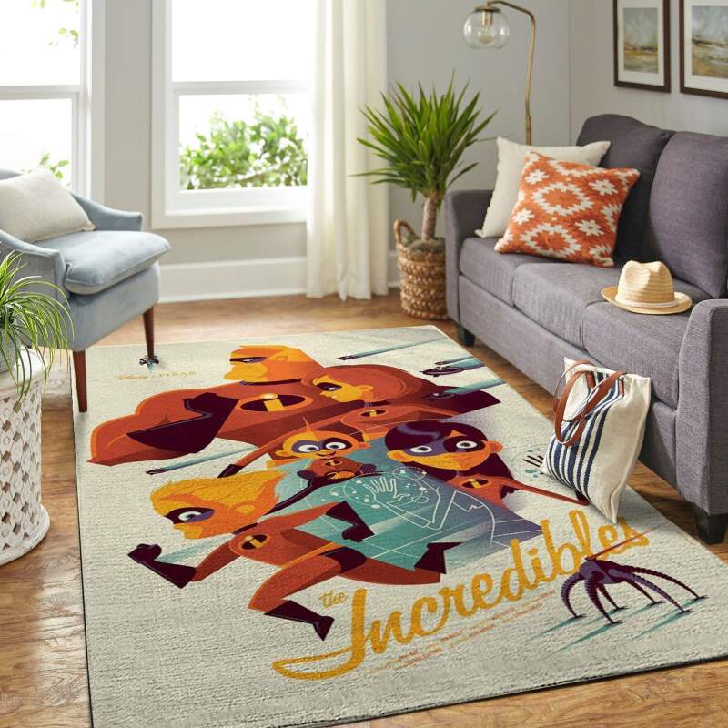 Amazon Incredibles Disney Movie Living Room Area Rug