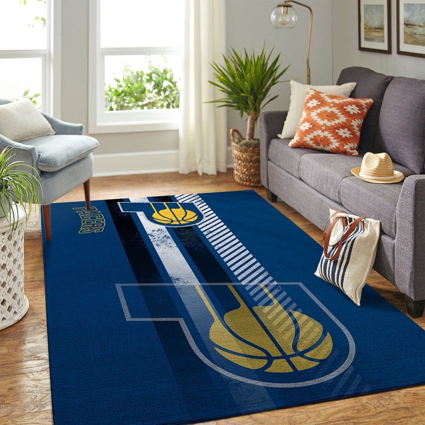 Amazon Indiana Pacers Living Room Area Rug