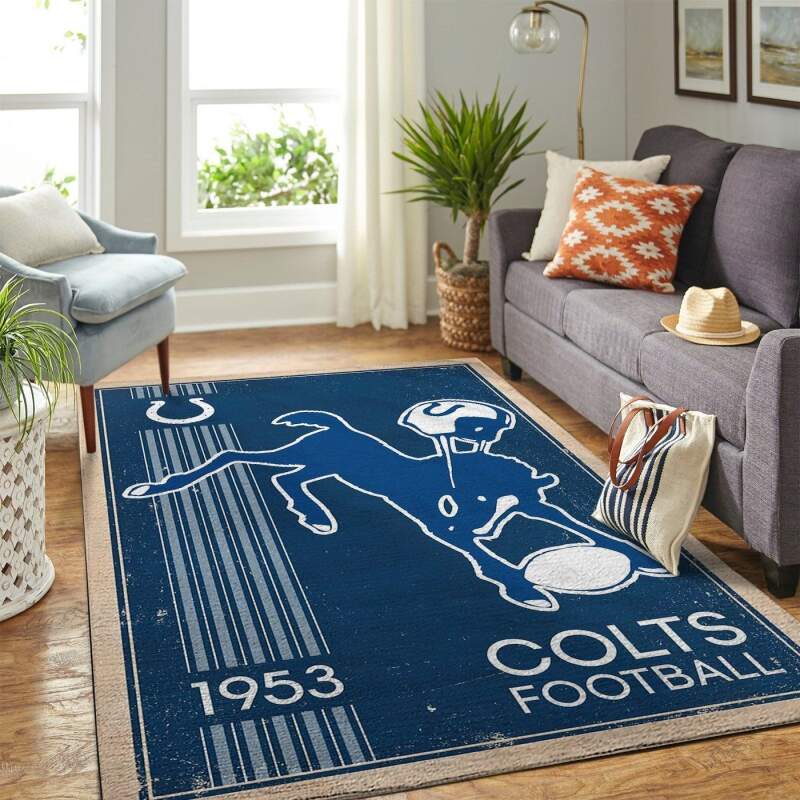 Amazon Indianapolis Colts Living Room Area Rug