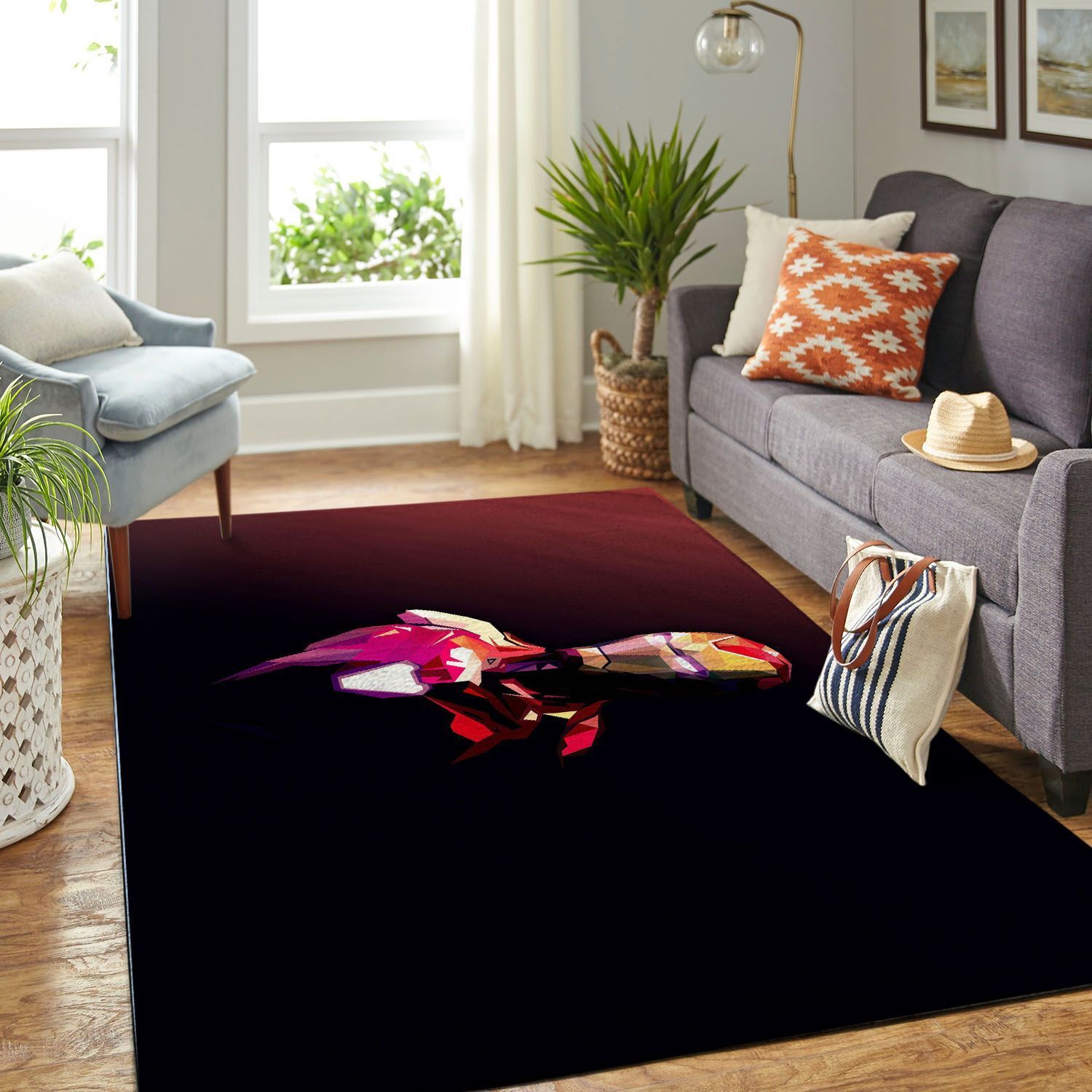 Amazon Iron Man Living Room Area Rug