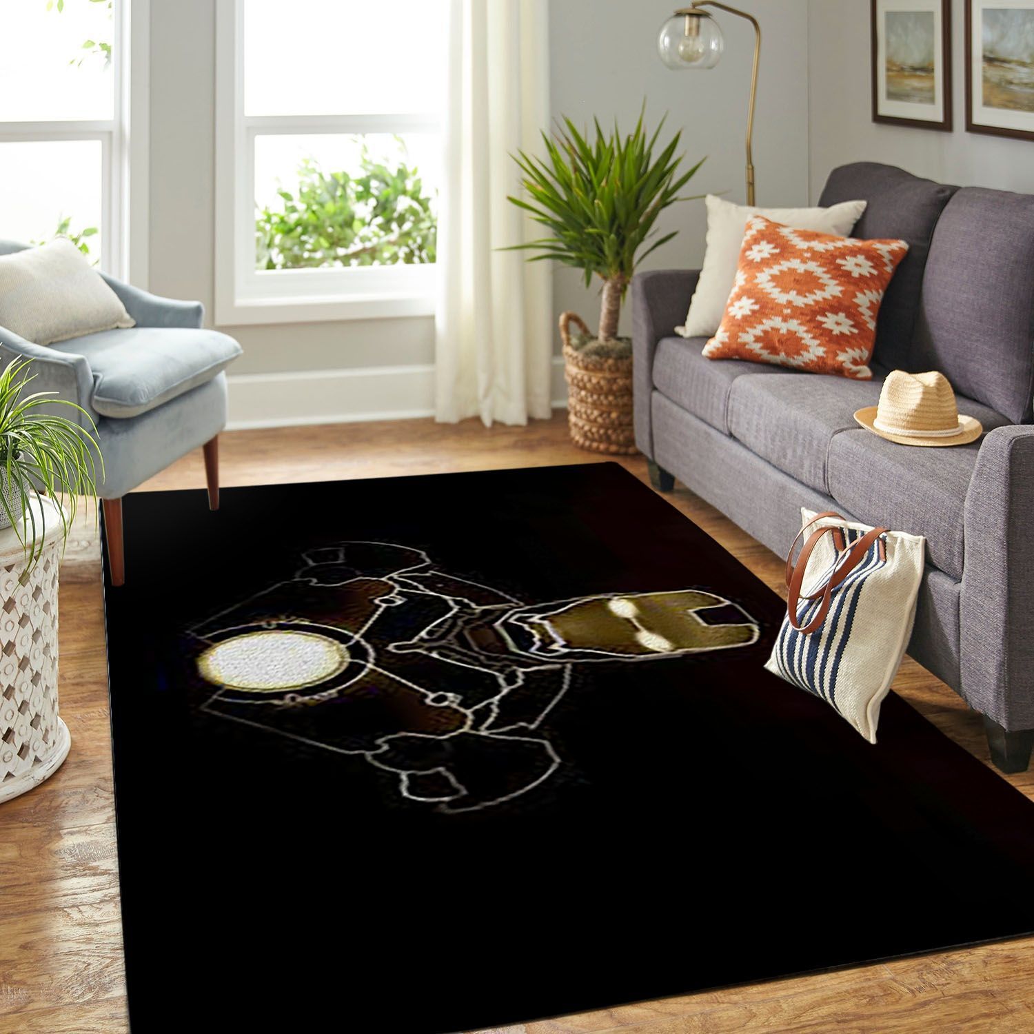Amazon Iron Man Living Room Area Rug