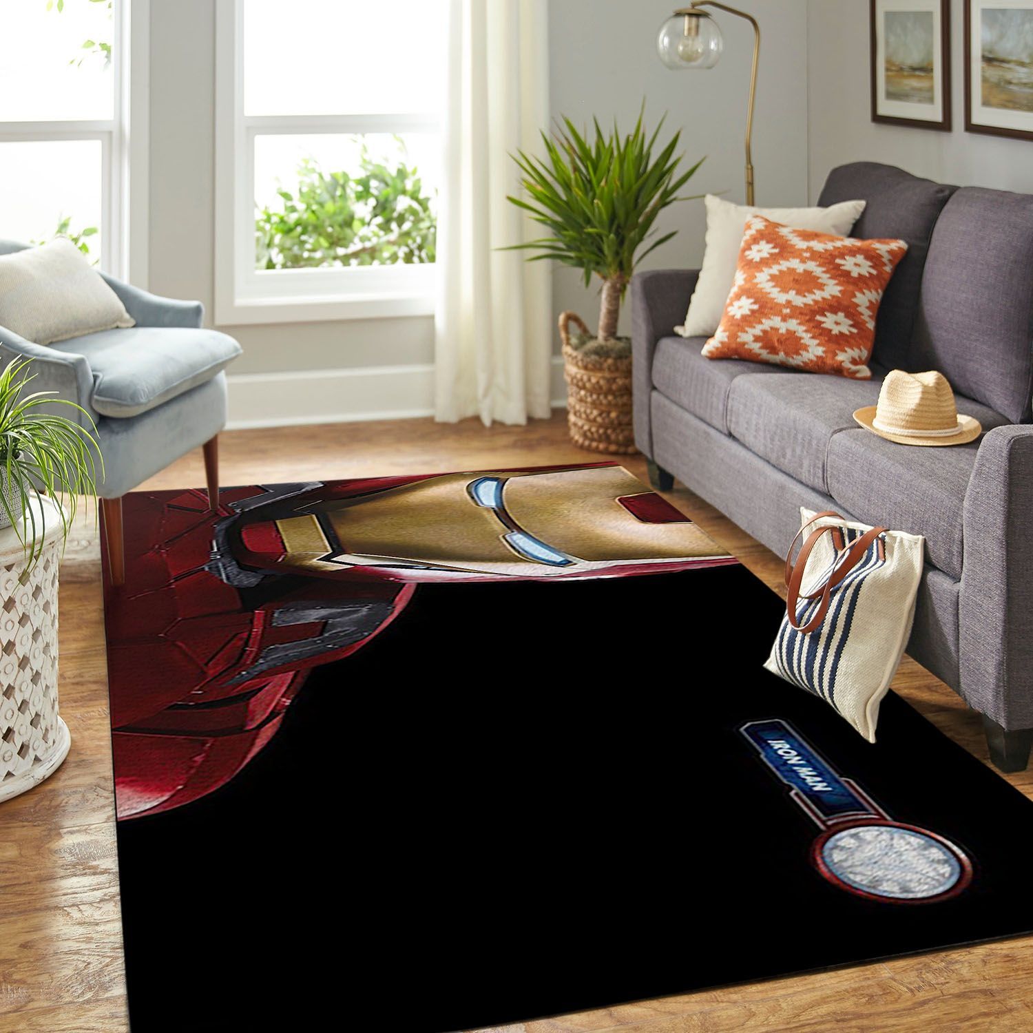 Amazon Ironman Living Room Area Rug
