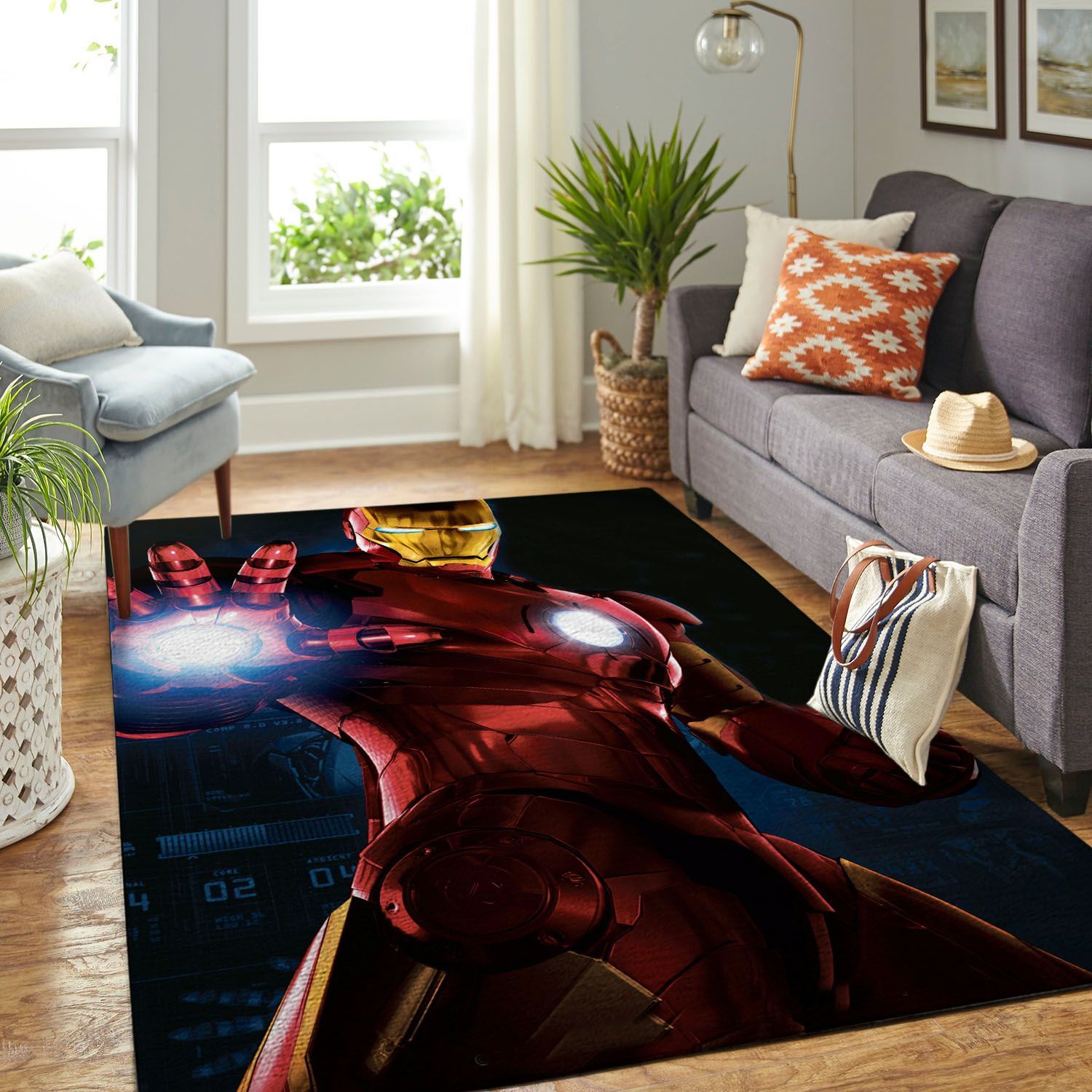 Amazon Ironman Living Room Area Rug